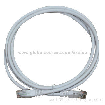 High Performance 26AWG Copper UTP CAT5E Patch Cable, OEM/ODM Available